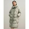 JZ ANNAKOU Light Oxygen Series Women's Puffy Drawstring Long Down Jacket