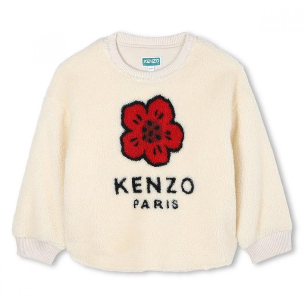 Kenzo Kids Bokeh Fleece Sweatshirt Z256agwb11 white/12Age_150CM