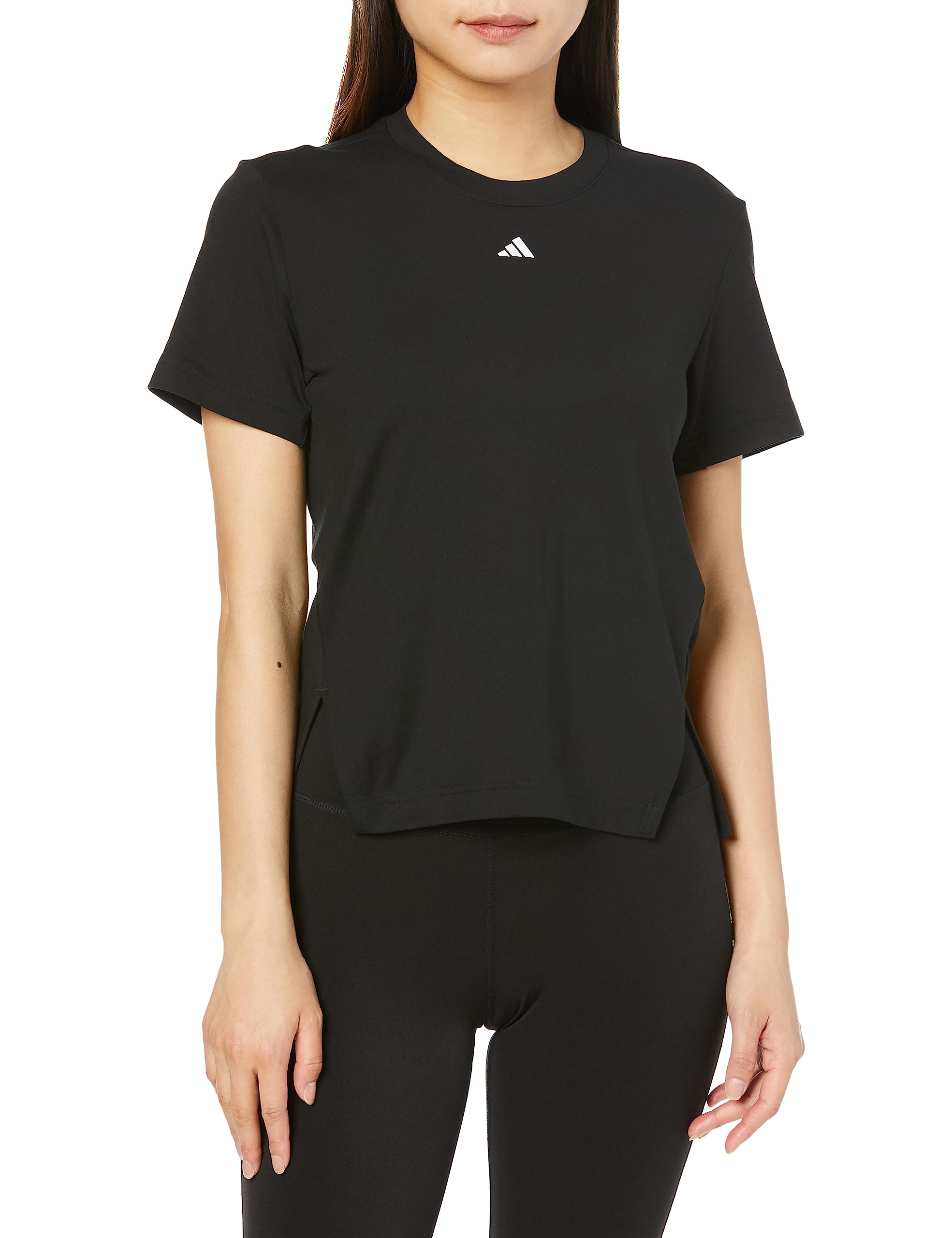 

Adidas NEN33 Short Sleeve Versatile Women s T-Shirt, Black/White (IA7748) J/XS