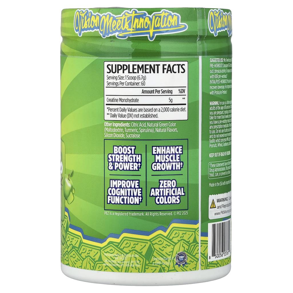 VMI Sports, Creatine Monohydrate, Pez® Sour Green Apple, 14.18 oz (402 g)