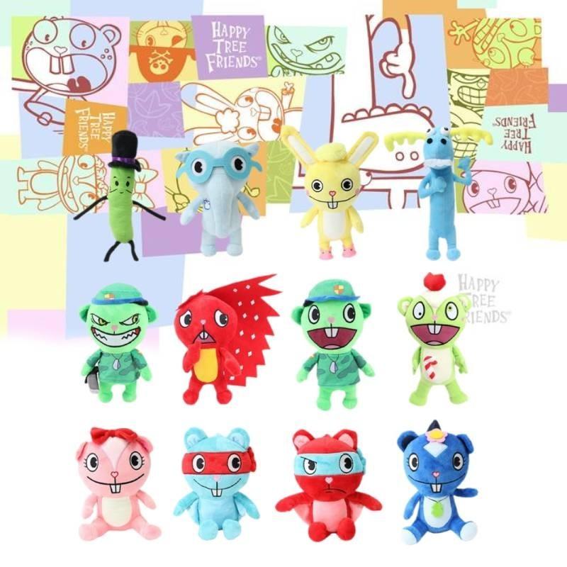 Adorable Flippy Plush Toy Ultra-soft Short Plush Military Bear Happy Tree Friends
