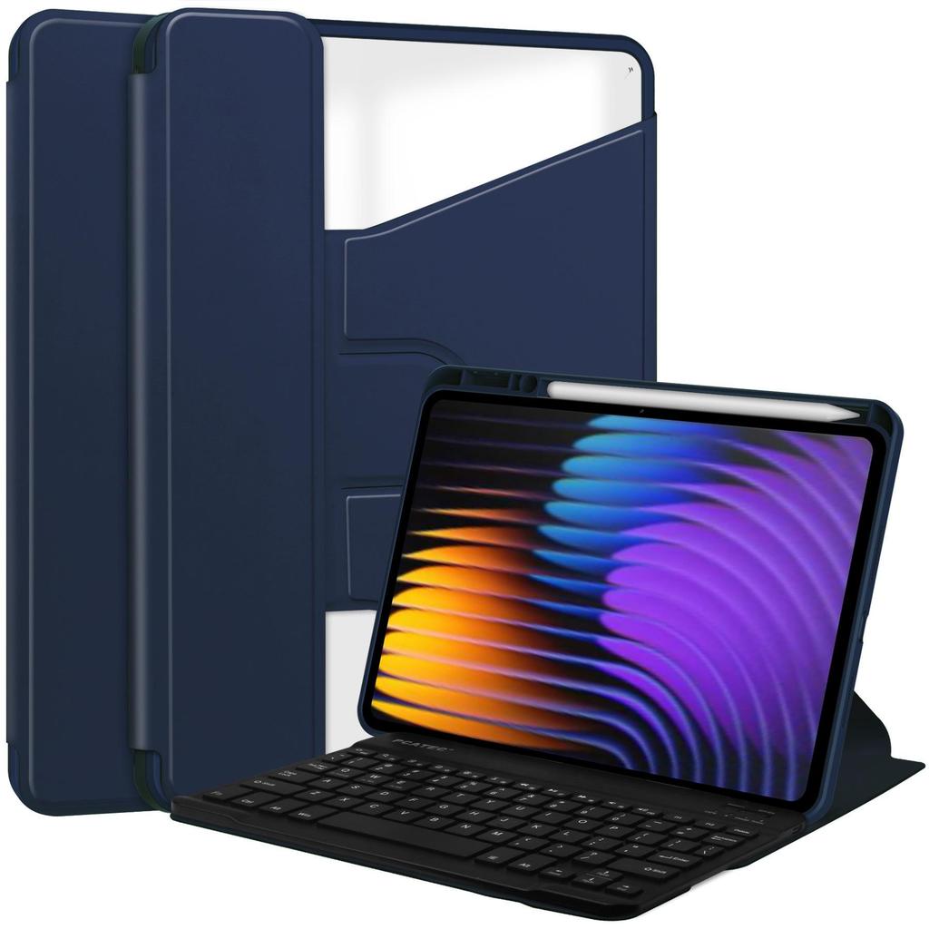 Xiaomi Pad 7 Pro Case with Bluetooth Keyboard, 11.2-inch Protective Cover