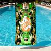 Ghostbusters Print Beach Towel Design, Soft, Lightweight. for Home Bathroom, Spa, Pool, Yoga, Surfing, Camping, Gift for Family, Friend