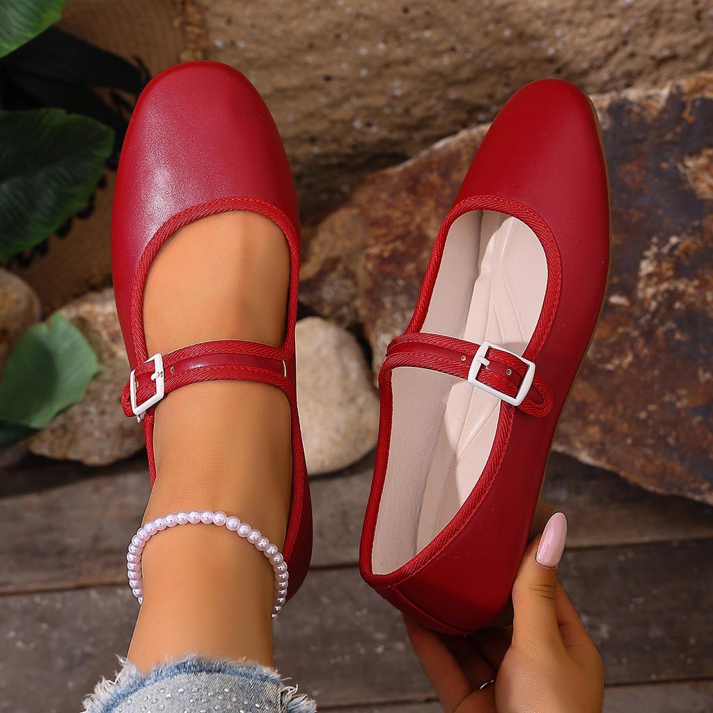 2026 Women Flats Mary Jane Ballet Shoes Female Round Toe Glossy Leather Flats Shoes Female Party Bridal Wedding Loafers Shoes