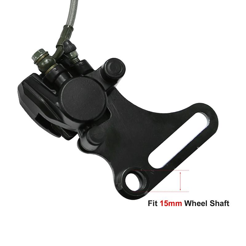 Universelle hydraulische Hinterradbremsanlage 15mm Hauptzylinder Bremssattel für SSR SDG 110cc 125cc 140cc Pit Dirt Bike ATV