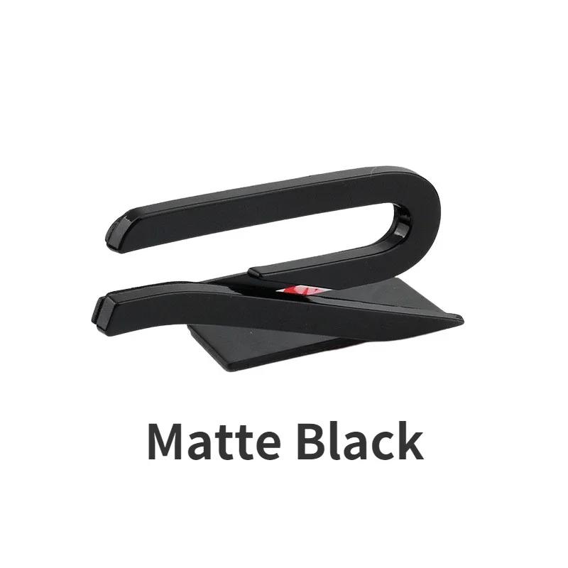 1Pc Metal R Car Front Grille Emblem Stickers Decals for Volkswagen VW Golf 5 6 7 8 R LINE Beetle Passat Tiguan Jetta Accessories