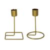 Retro Metal Gold Taper Candle Holder Elegant Metal Candlestick for Weddings Event Table Centerpieces Candle Stand Gift