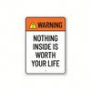 Vintage Danger Warning Metal Sign Garage Wall Decor