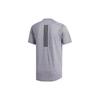 adidas Round Neck Short Sleeve Sports T-Shirt Men Tops White Purple DZ8873