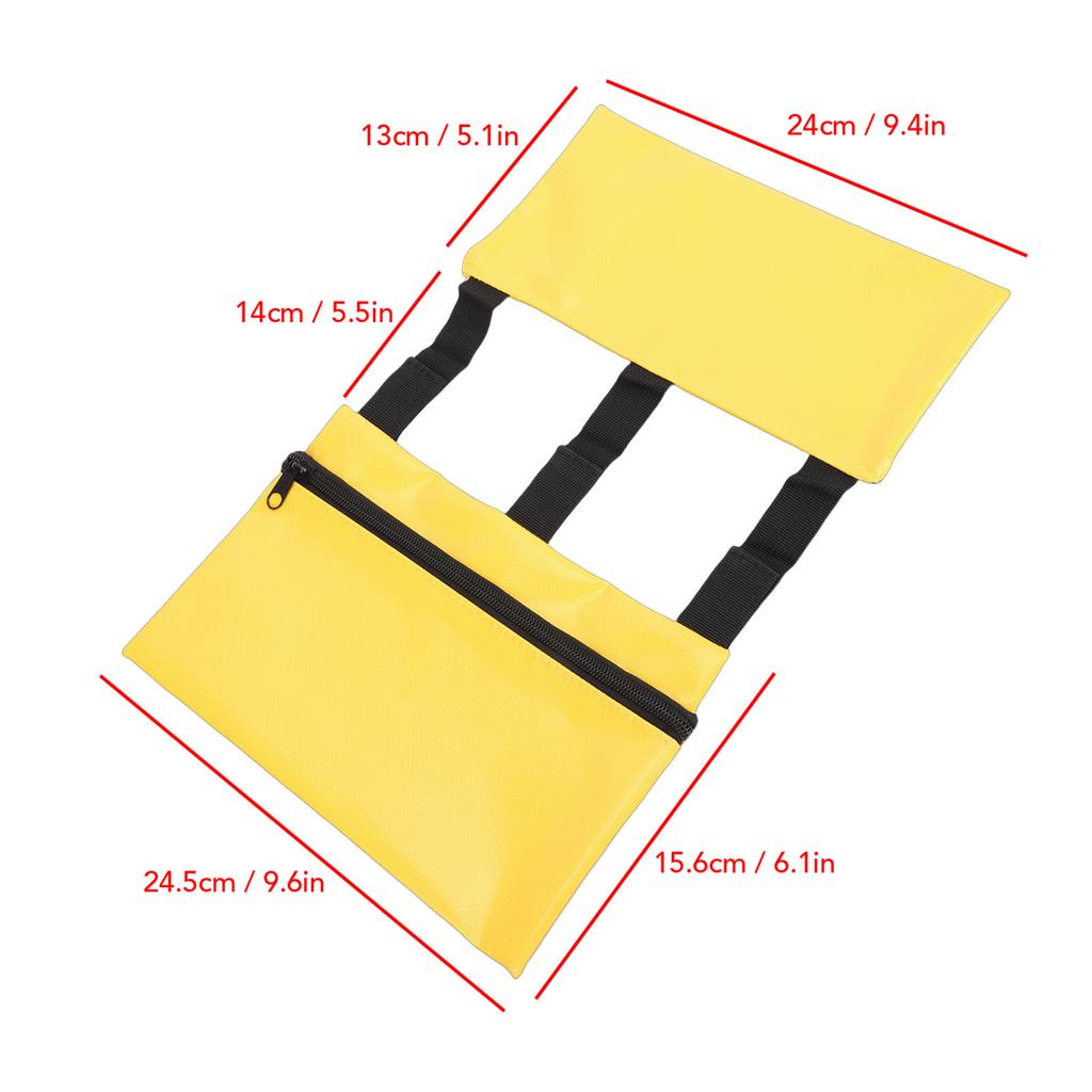 RV Sewer Weight Bag Hose Fastening Device Portable Septic Hose Weight Bag Reduces Accidental Spillage for Camping Travel Yellow