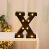 Cross-border Hot-Selling Black LED Letter Lamp for Proposal, Festival Decoration, and Ambiance Arrangement