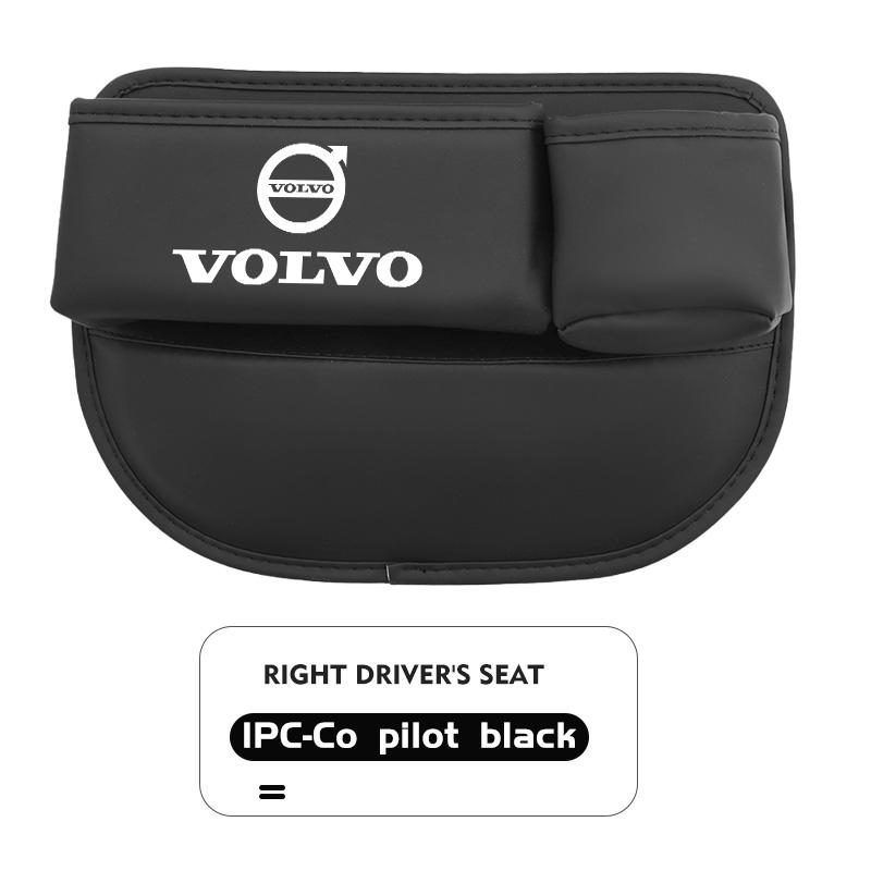 For Volvo Leather Car Seat Gap Filler Storage Box Cup Holder Accessories Xc60 Xc90 V40 V60 S60 V50 V90 S80 C40 XC40 V70 XC70 C30