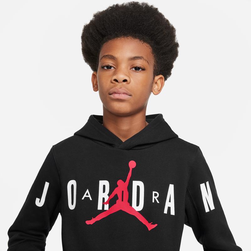 Jordan Felpa sportiva con logo stampato Felpe per bambini Nera HA2577-023
