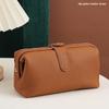 Multifunctional Genuine Leather Makeup & Mobile Clutch – New Style Cowhide Travel Toiletries Bag