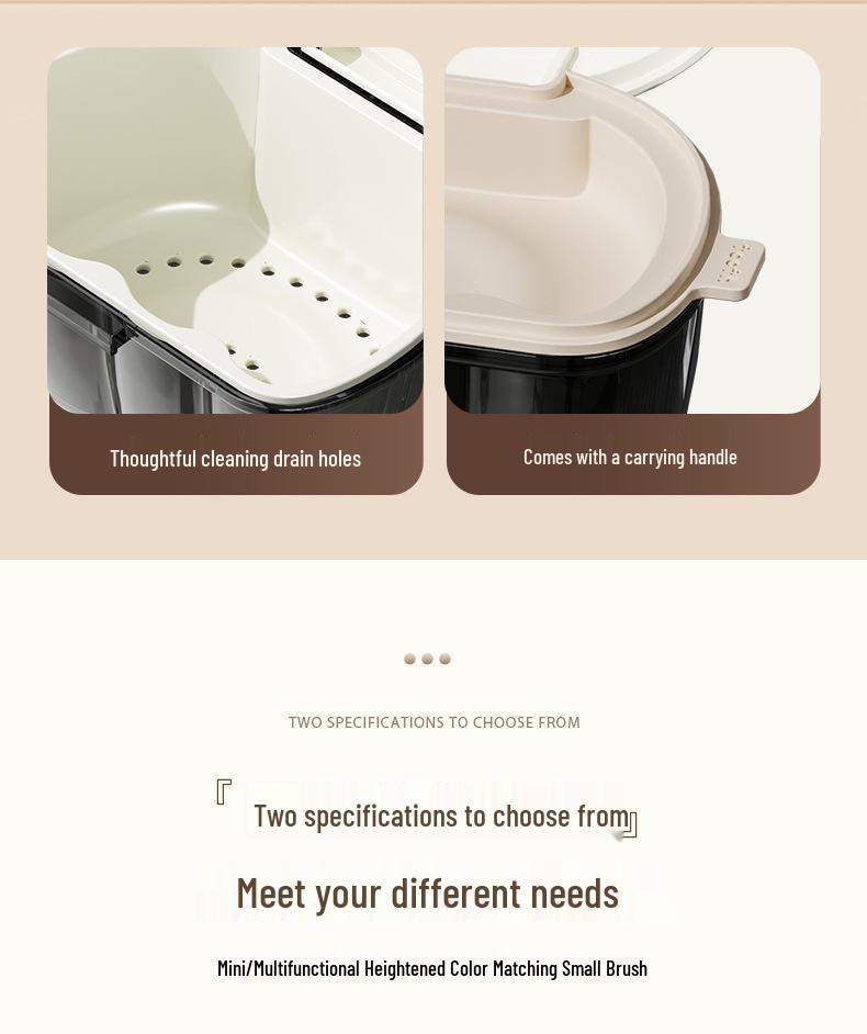 Portable Retainer Case: Large Silicone Box for Invisible Aligners, Dentures & Orthodontics
