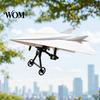 Dual Propeller Paper Plane Kit RC Airplane DIY Kit, Remote Control Electric Module with Gyro Stabilizer, Propellers, Aircraft Launcher Component
