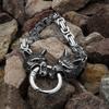 Men's Popular Stainless Steel Viking Bracelets Charm Cool Street Party Jewelry Gift