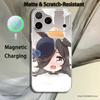 P-Pretty Anime D-Derby Cute For iPhone 17,16,15,14,13,12,11,Pro,Max,Plus Transparent White Phone Case Magnetic Wireless Charging