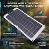 Portable Solar Panel 20W 2 Type C Ports High Efficiency Monocrystalline Solar Panel Charger for Phone Tablet