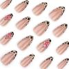 Long Almond and Ballerina Fake Nials Cat Eye Nail Tips Manicure False Nails  Women