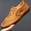 Leather Casual Shoes Man Designer Slip On Shoes for Men Fashion Brown Loafers Shoes Men Zapatos De Hombre Chaussure Homme