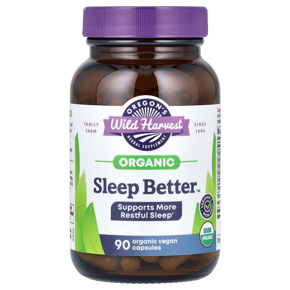 

Oregon s Wild Harvest Sleep Better Veggie Capsules, 90 Count 90 pcs - 1 ea