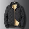 Lamb Down Cotton-padded Men's Jacket Winter Down Thickened Down Cotton-padded Clothes Warm Stand-up Collar Dad Padded Jacket