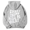 SOLY HUX Women's Sweatshirt Pattern Hoodie Casual Long Sleeve Loose Pullover with Kangaroo Pocket
