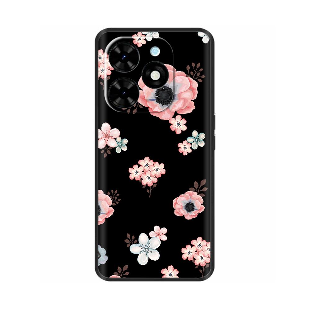 For Tecno Spark 20 Pro Case Soft Black Silicone Phone Case For Tecno Spark 20C Coque Spark20 Spark 20 Pro Bumper Cover Fundas