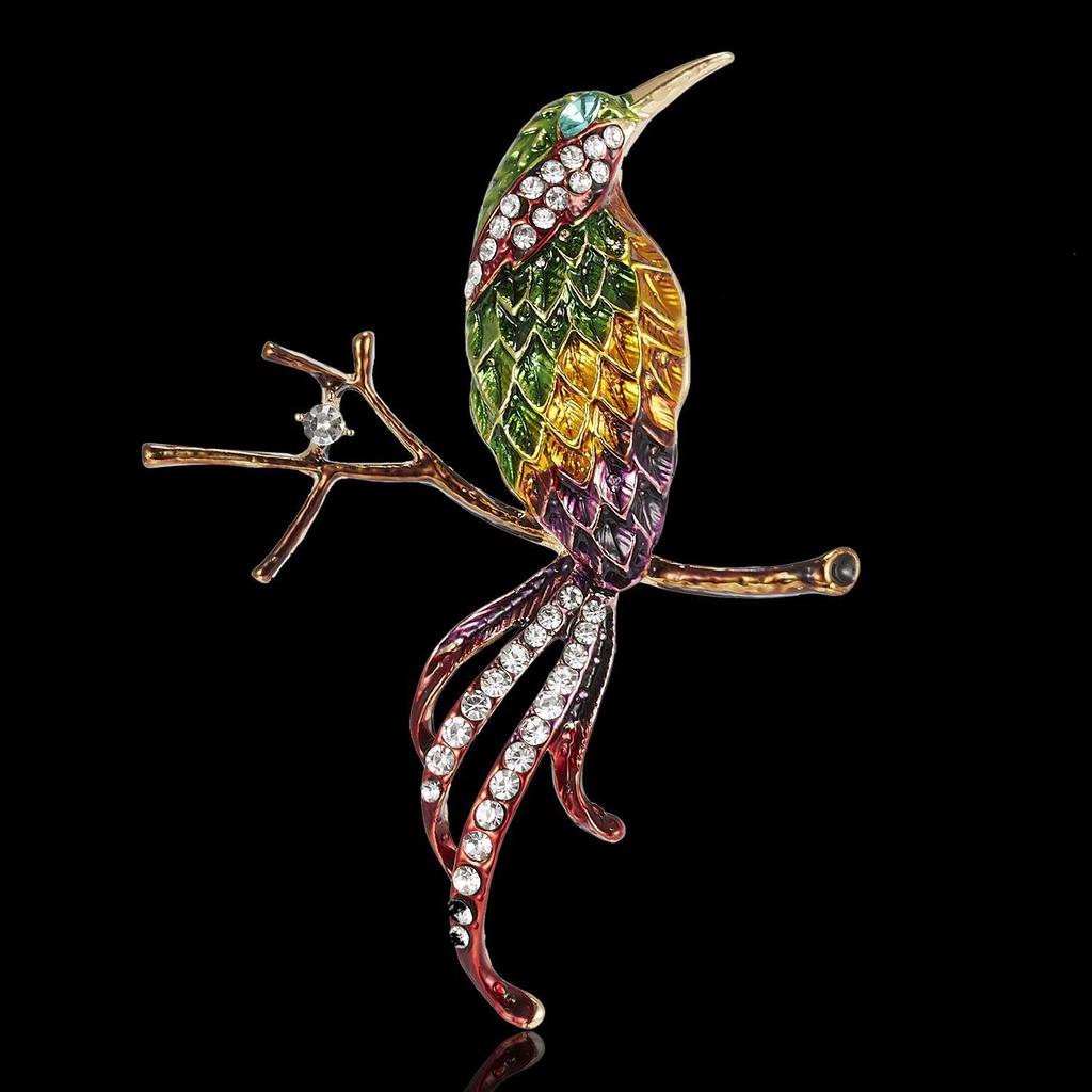 Brož se strakou: Vysoce kvalitní brož k obleku a dekorativní doplněk na límec s dvojím účelem