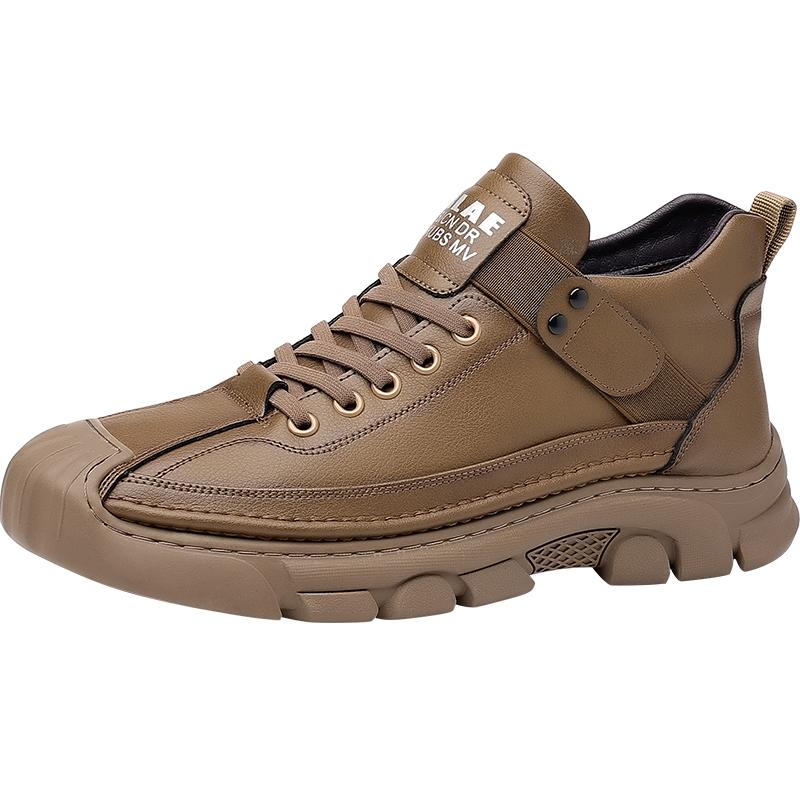 

Высококачественная мужская повседневная обувь из натуральной кожи, высококачественные оксфорды, обувь для походов и путешествий, мужская обувь для бега 44 хаки