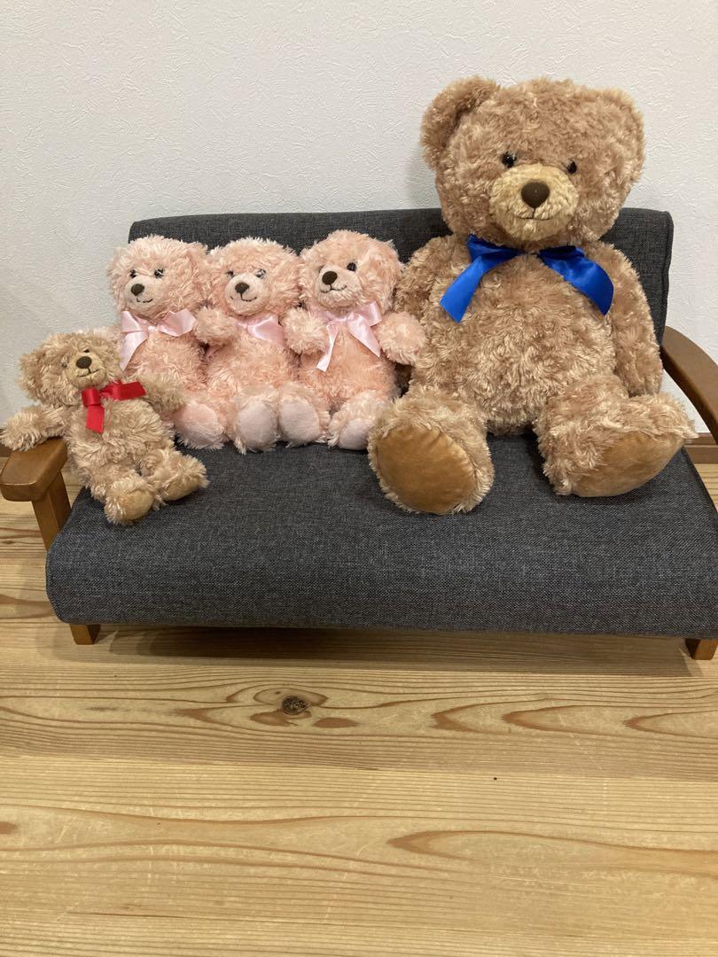 

[USED] 5 teddy bear plush toys