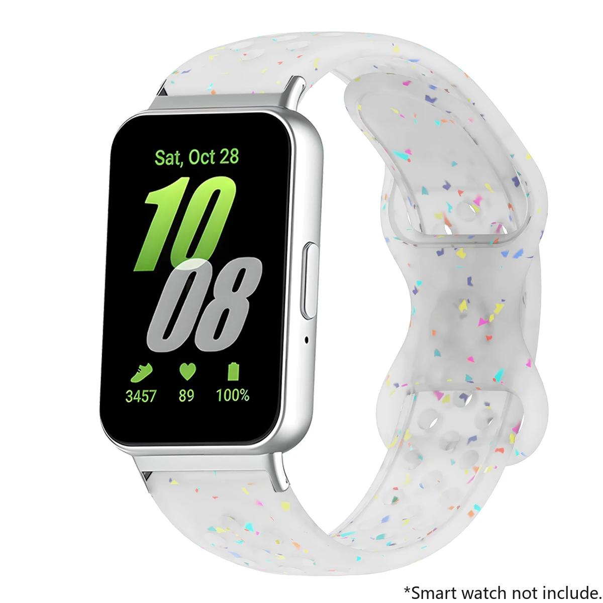 

Силиконовый ремешок для Samsung Galaxy Fit 3 Браслет Спортивный сменный ремешок для Samsung Galaxy Fit 3 Аксессуары для ремешка For Galaxy Fit3