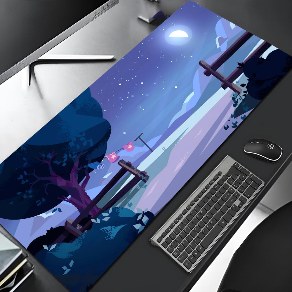 

Steven Universe Mouse Pad Edge Big Gaming Locking Computer Gamer Large Rubber Art Mousepad Laptop Desk Gifts Mat 600x300x2mm