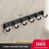 No-Drill Adhesive Hook: Wall-Mounted Towel Rack for Bathroom or Kitchen