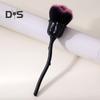 Nail Art Brush Soft Bristles Comfortable Grip Manicure Brush Artificial Fiber Wool Rose Flower Shape Nail Brush Manicure Tool