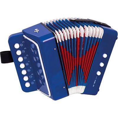 Acordeón Infantil, Acordeón 10 Botones con Correa, Acordeón Niños Principiantes, Instrumento Musical Acordeón para Niños A Partir de 3 Años