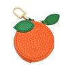 Cute Fruit Coin Purse Zippered Blueberry Wallet Bag Charm Avocado Peach Watermelon Keychain Charm Mini Pouch Gift for Women Girls