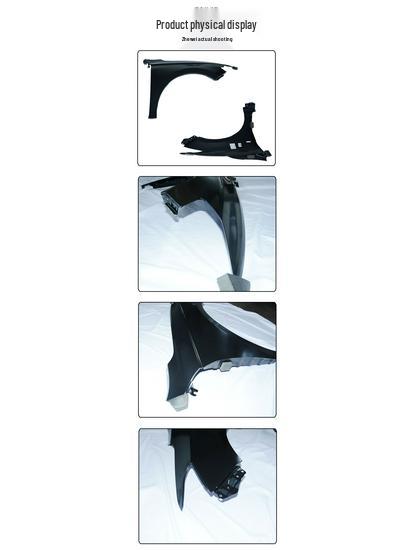 Black Painted Front Fender Liners & Accessories for Chevrolet Cruze (Left & Right)