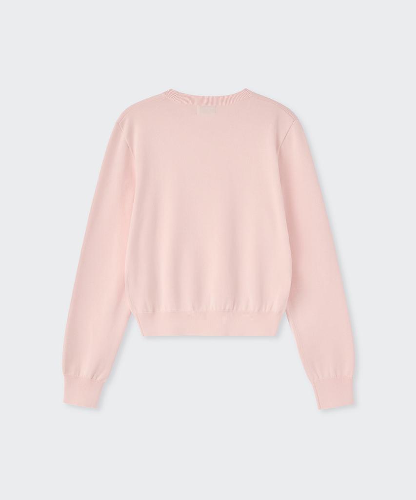 MUSINSA STANDARD WOMAN Women'S Washable Supima Cotton Crew Neck Knit [Rose Water]
