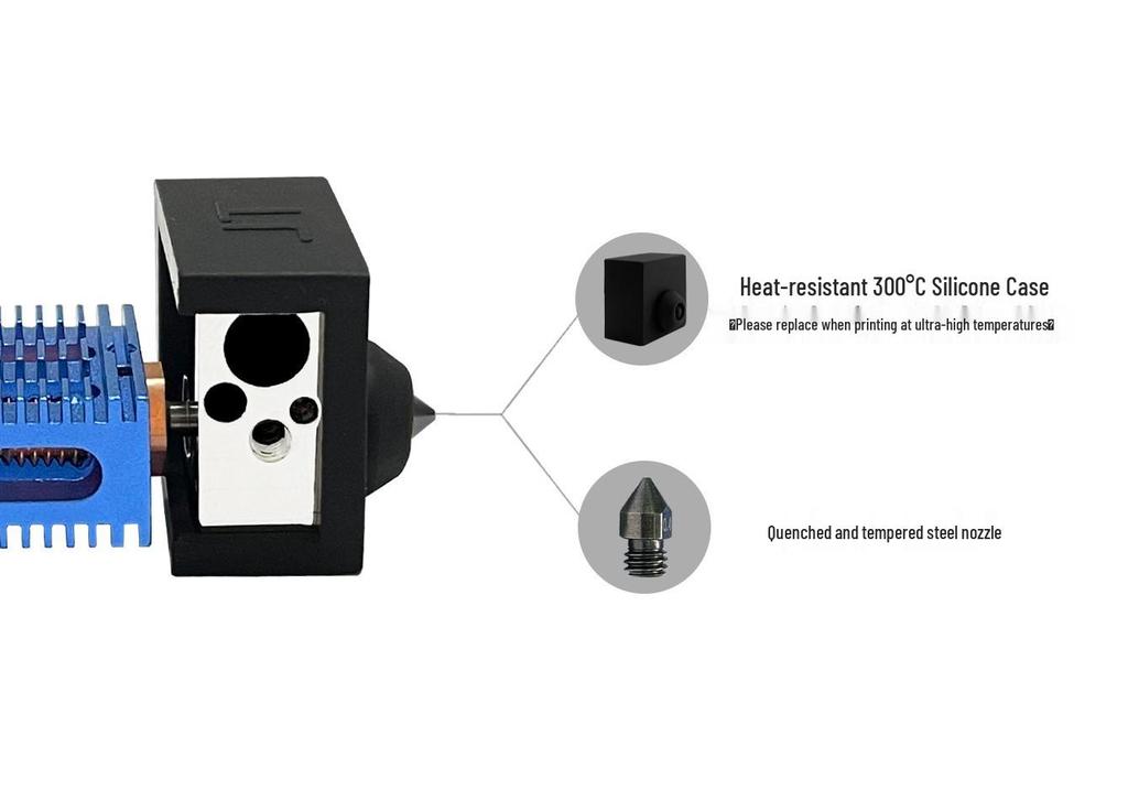 CR10 Ender3 V2 Voron Mosquito High-Temp All-Metal 3D Printer Extruder