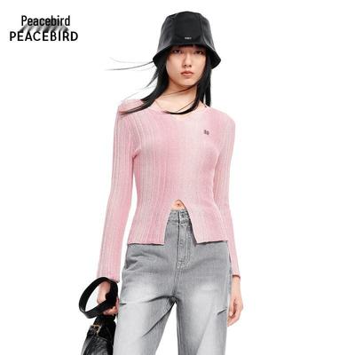 Peacebird Women's Gradient Slim Fit Pullover