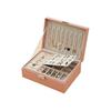 Compact Travel Jewelry Organizer: Earring & Necklace Storage Box
