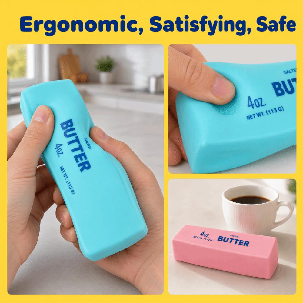 Super Soft Butter Stick Squeezing Toy Creative Realistic Butter Sticks  Children's Gifts