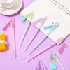 15 Piece Lytwtw's Stationery Cute Tassel Pendant Waterbased Pen School Office Supplies Neutral Pen Creative Sweet Lovely Pen