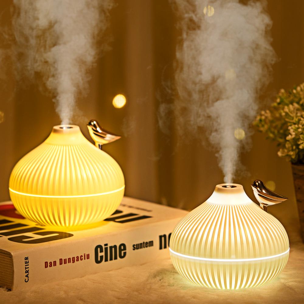 Leiser Zwiebel-Luftbefeuchter & Aroma-Diffusor - Sicher für Mutter & Baby, Perfekt für trockene Winterluft