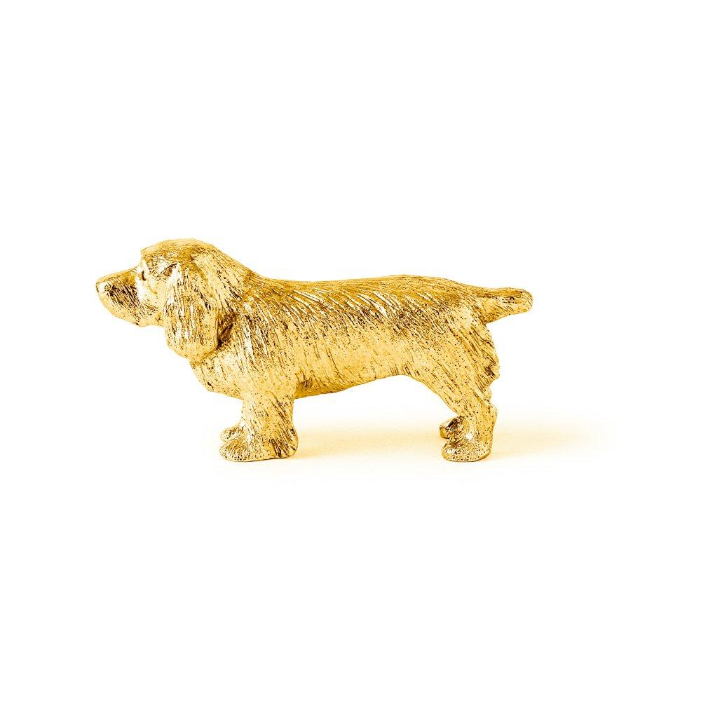 Sussex Spaniel 22ct Gold Plated Made In England Art Dog Figure Collection