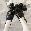 Basic Uniform College Shoes Square Head Shoes Cute Light Mouth Women's Single Shoes