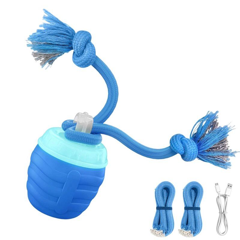 

AS60-Interactive Dog - Motion Activated Balls For Medium/Large Dogs, Automatic Moving Dogs Ball For Boredom синий