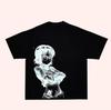 Street Style Anime Style Tshirt Hiphop Tshirt Unisexs Tshirt Retro Fashion Printed Pattern Casual Tshirt